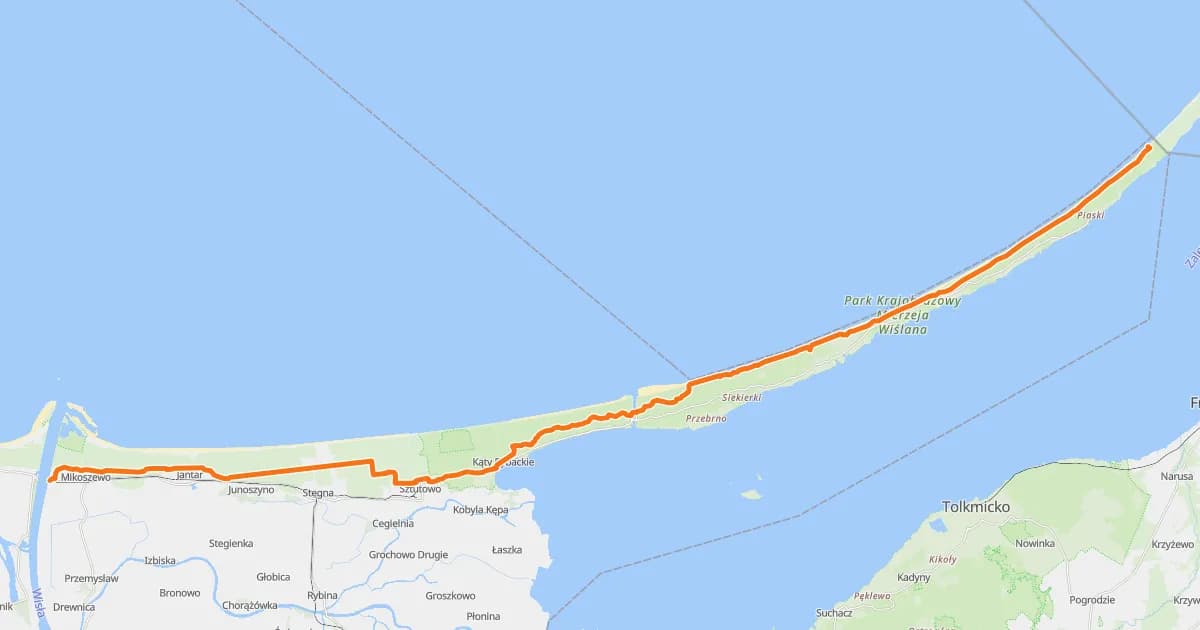 Trasa rowerowa Mierzeja Wiślana mapa - odkryj najpiękniejsze widoki Trasa rowerowa Mierzeja Wiślana mapa - odkryj najpiękniejsze widoki